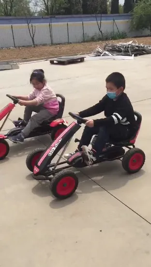 Karts de pedales de carreras para niños de alta calidad/Karts de pedales para niños populares en parques y karts para adultos