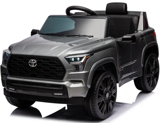Toyota Sequoia - Vehículo para niños con licencia, control remoto de 2,4 GHz, reproductor de música multifuncional y sistema de suspensión.