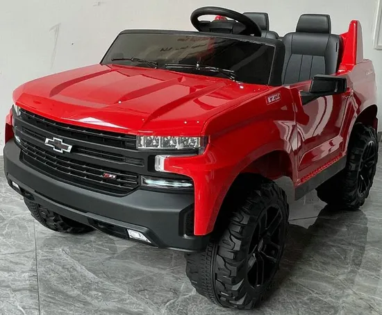 Chevrolet Silverado 2023 - Camión de juguete eléctrico para niños, con licencia y alimentado por batería de 24 V
