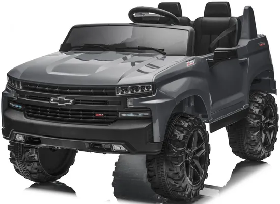 Vehículo todoterreno con licencia Chevrolet para montar en bicicleta, con control remoto de 2,4 G, chasis grande, maletero trasero, potente UTV 4x4 de 24 V