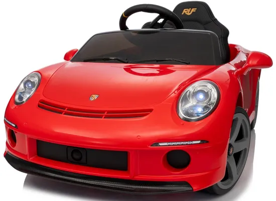 Coche de carreras eléctrico para niños Ruf GT de 12 V con licencia