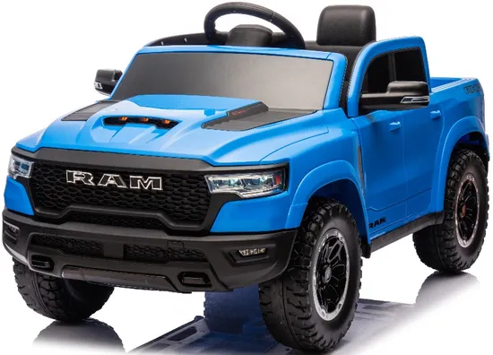 Coche con licencia RAM para montar en bicicleta, multifuncional, 3 velocidades, con asa portátil.