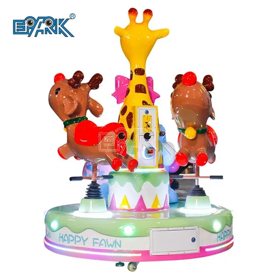 Mini carrusel de caballos para niños, carrusel de jirafas en venta