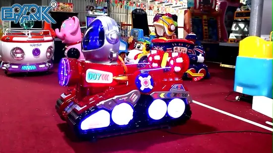 Locomotora eléctrica infantil Team Monkey MP5, paseo infantil operado con monedas